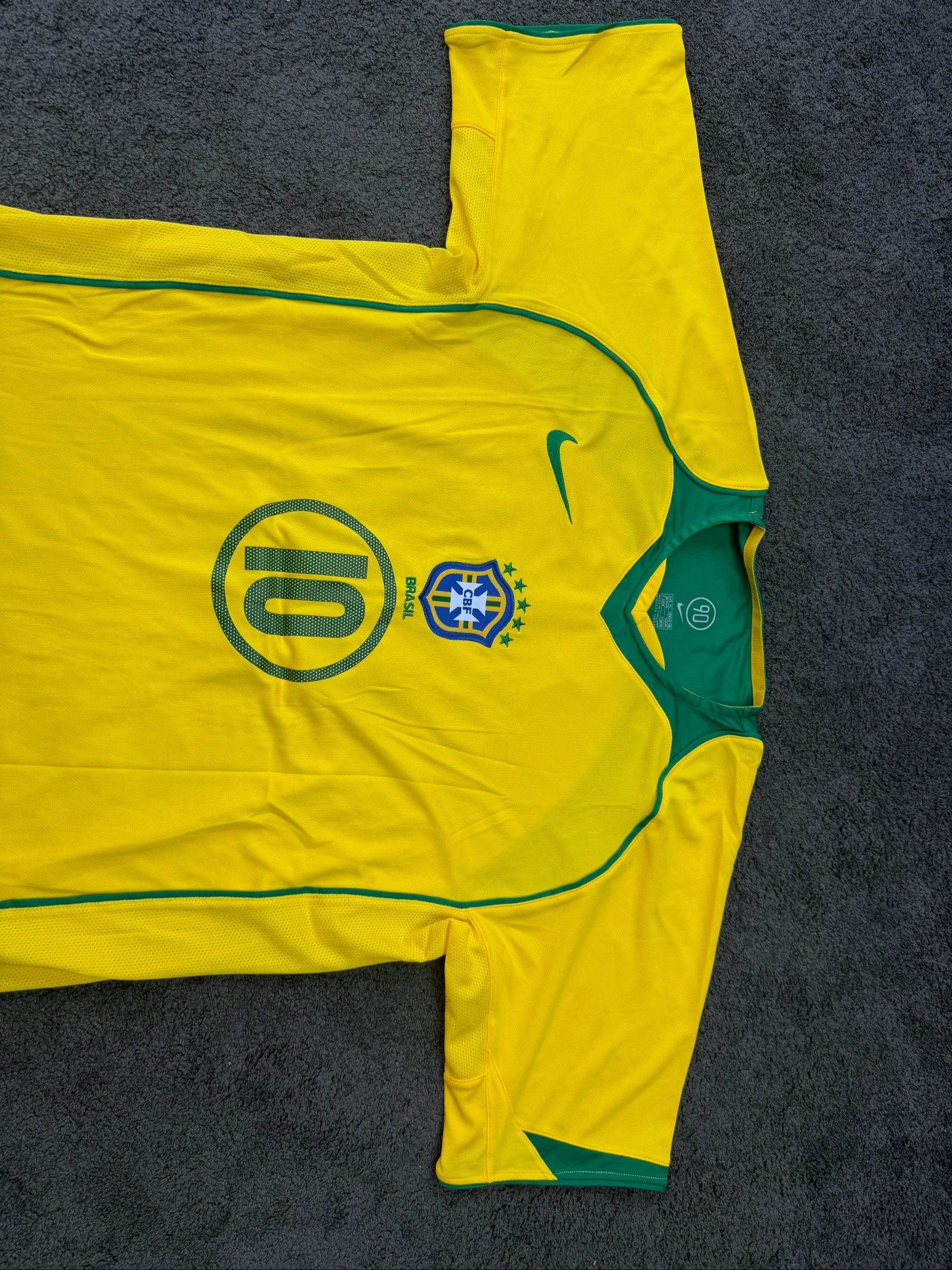 Camiseta de fútbol de Ronaldinho 10 Brasil XL Nike – photo 4